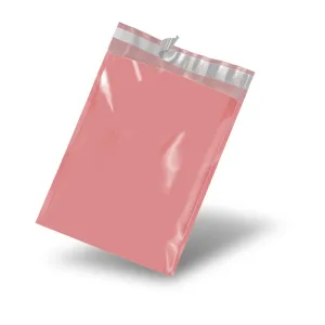 Wholesale 10,000pcs 255mm x 330mm   40mm Poly Mailing Courier Satchels - Light Pink
