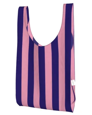 Wide Stripe Parachute Shopper Bag