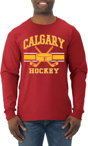 Wild Bobby Hometown Fan Team Pride | Fantasy Hockey Fans Sports Mens Long Sleeve Shirt