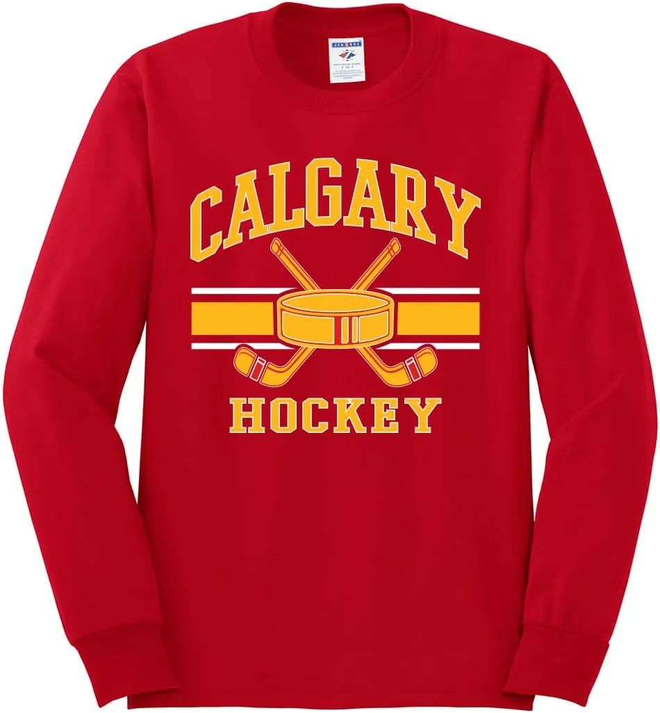 Wild Bobby Hometown Fan Team Pride | Fantasy Hockey Fans Sports Mens Long Sleeve Shirt