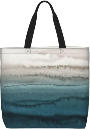 WITHIN THE TIDES Print zipper shoulder bag for women.Beach,travel and daily use,lightweight,stylish