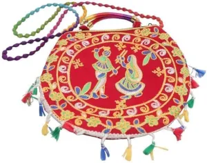 women Cotton Work and Printed Stylish Handicraft Handbag For Womens Best For Shopping Trave Work Beach Office College SStyle & Girls Beg (Pack of 1) Mukticolor