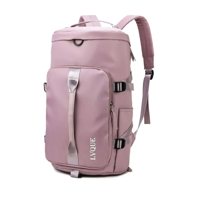 Women Large Travel Backpacks Waterproof Stylish Casual Daypack Bags with Luggage Strap Backpack Ladies Sports Yoga Luggage Bags