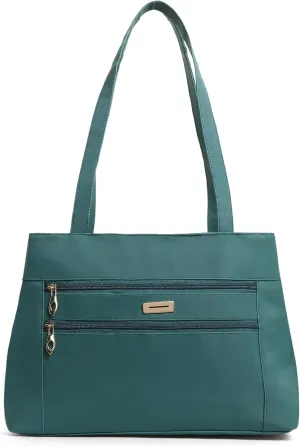 Women Leather Tote Bag, Classic Unlined Design, Interior and Exterior Pockets, Stylish, Lightweight for casual