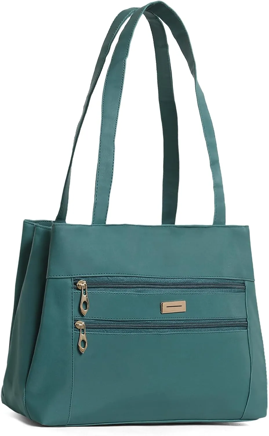 Women Leather Tote Bag, Classic Unlined Design, Interior and Exterior Pockets, Stylish, Lightweight for casual