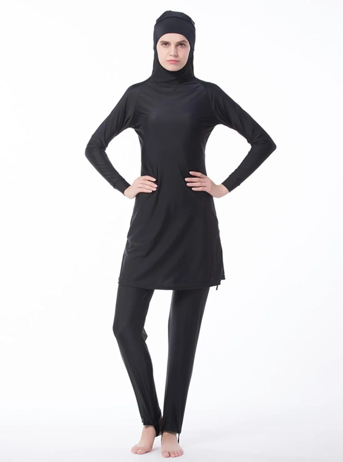 Women Muslim Swimsuit Islamic Burkini Modest Swimwear Middle East UV Protection Swimming Costume Hijab Beachwear