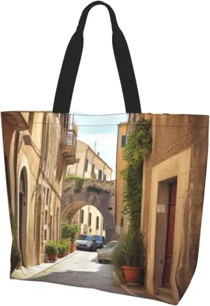 Women Printed Cross Body Bag Many Foxes Casual Handbag Shopping Bag