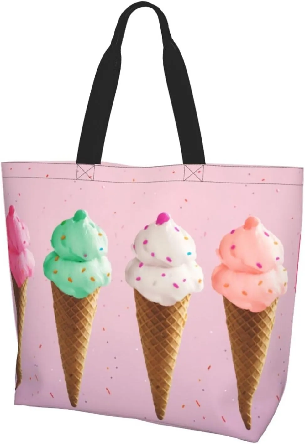 Women Printed Cross Body Bag Many Foxes Casual Handbag Shopping Bag