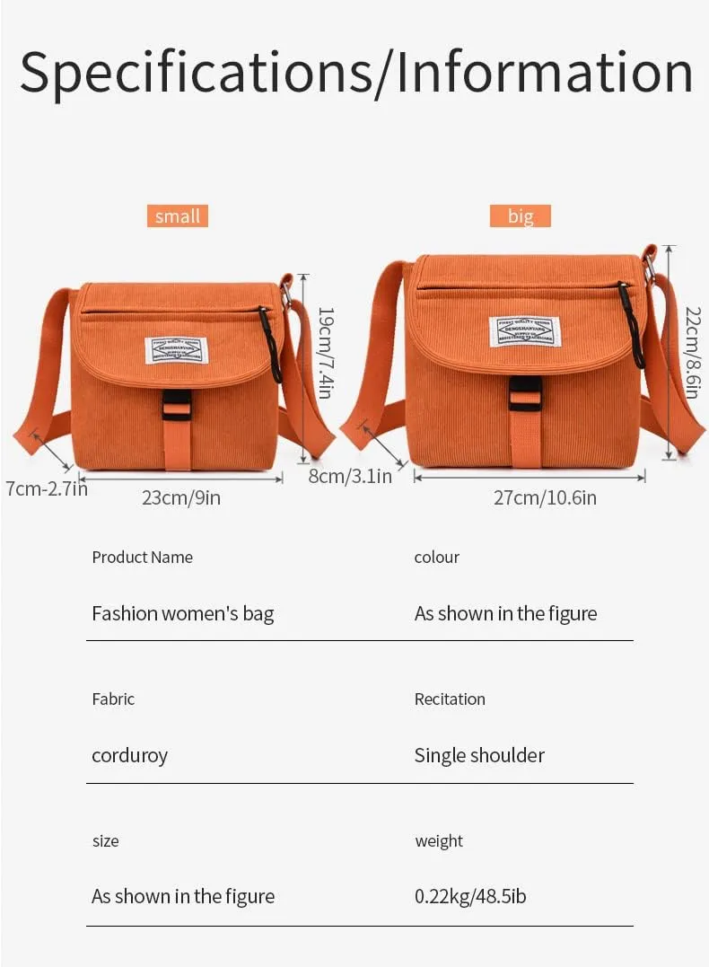 Women Small Satchel Bag Handbag Stylish Tote Handbag for Women Corduroy Hobo Bag Fashion Crossbody Bag Handbag Bag