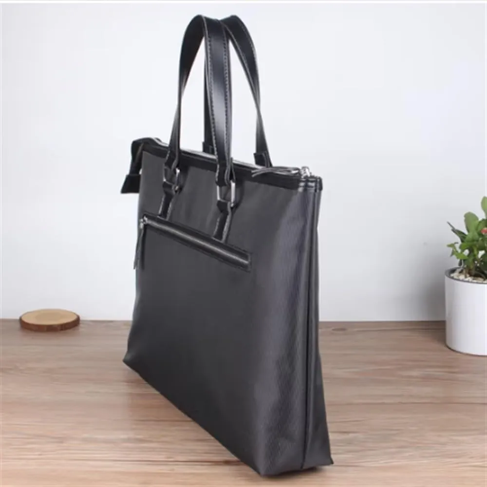 Womens Briefcase Men's and Women's Conference Handbag Leisure Document Bag Business Work Bag
