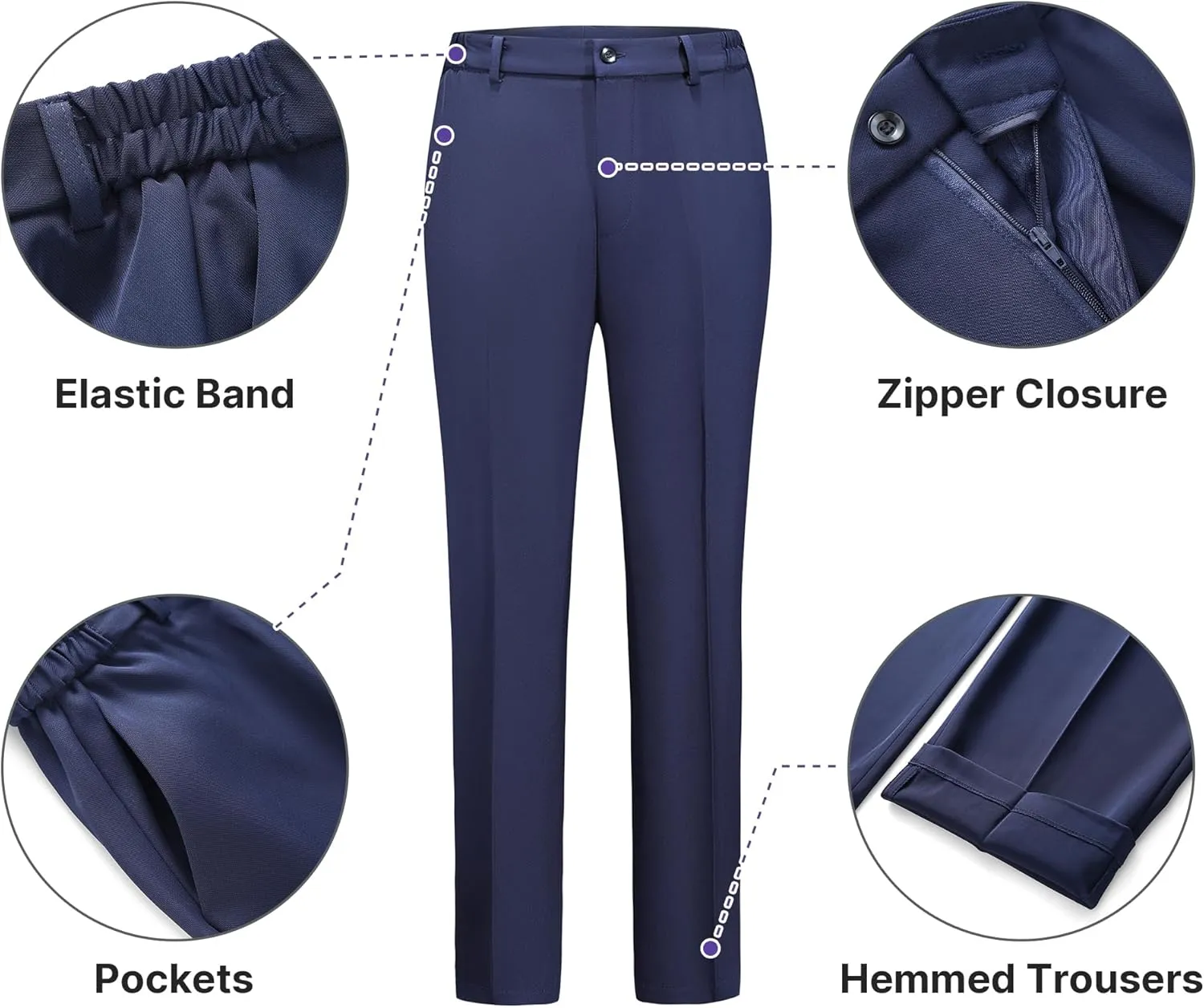 Women's Business Suits for Work Professional 2 Piece Slim Fit Outfits for Women