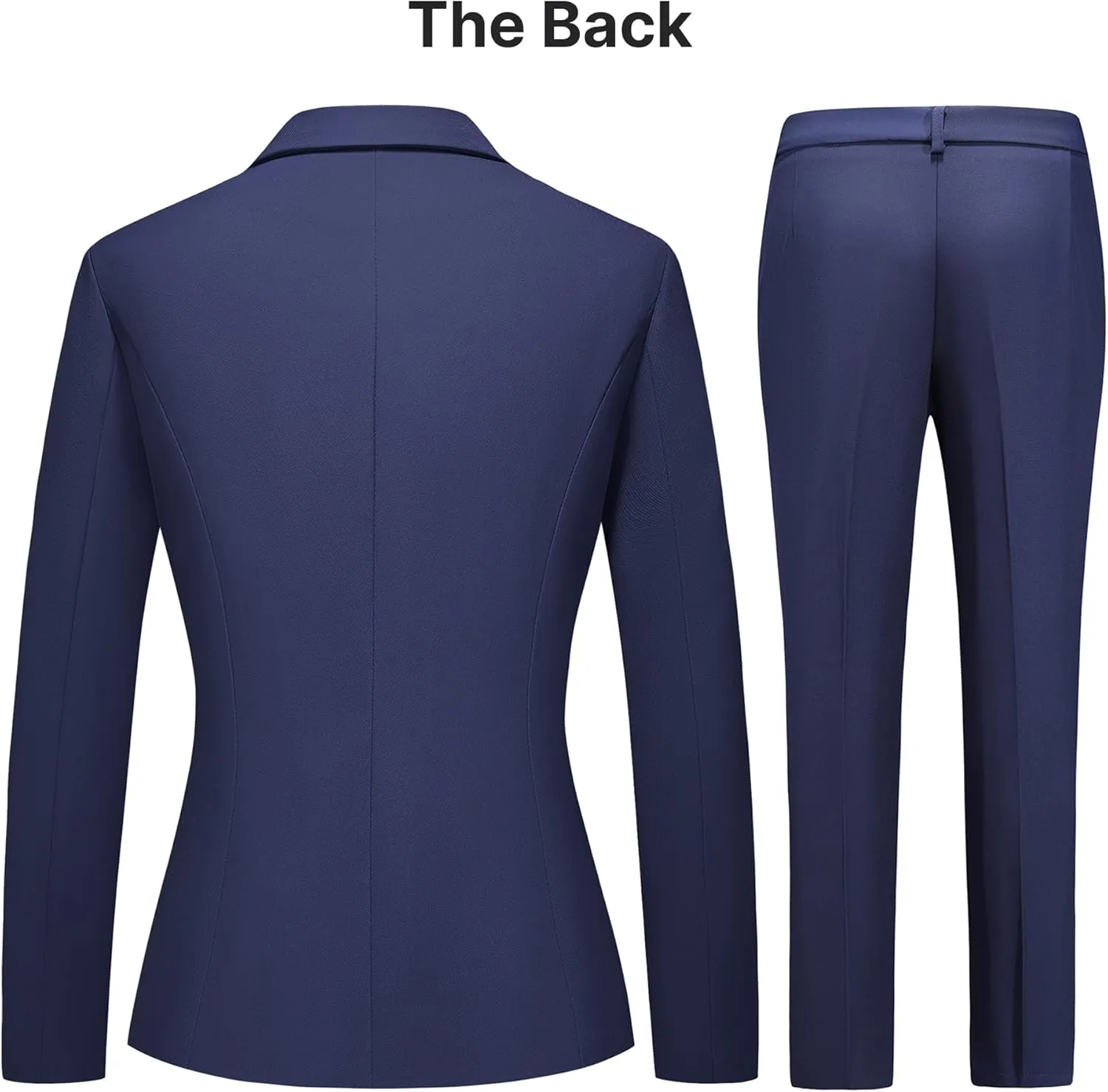 Women's Business Suits for Work Professional 2 Piece Slim Fit Outfits for Women