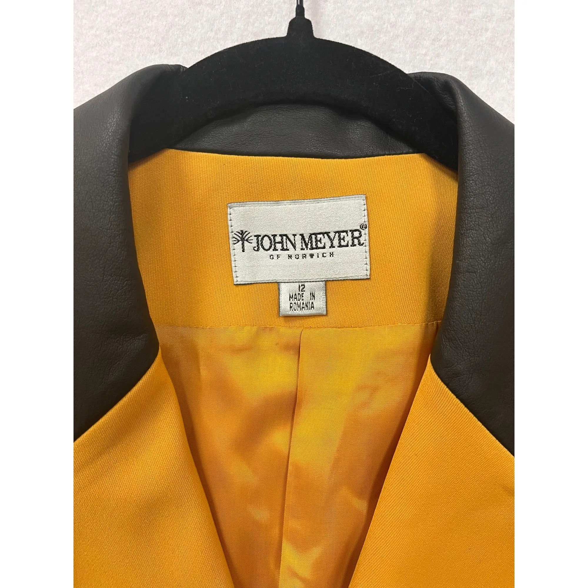 Women’s John Meyer Dark Yellow Blazer #2827