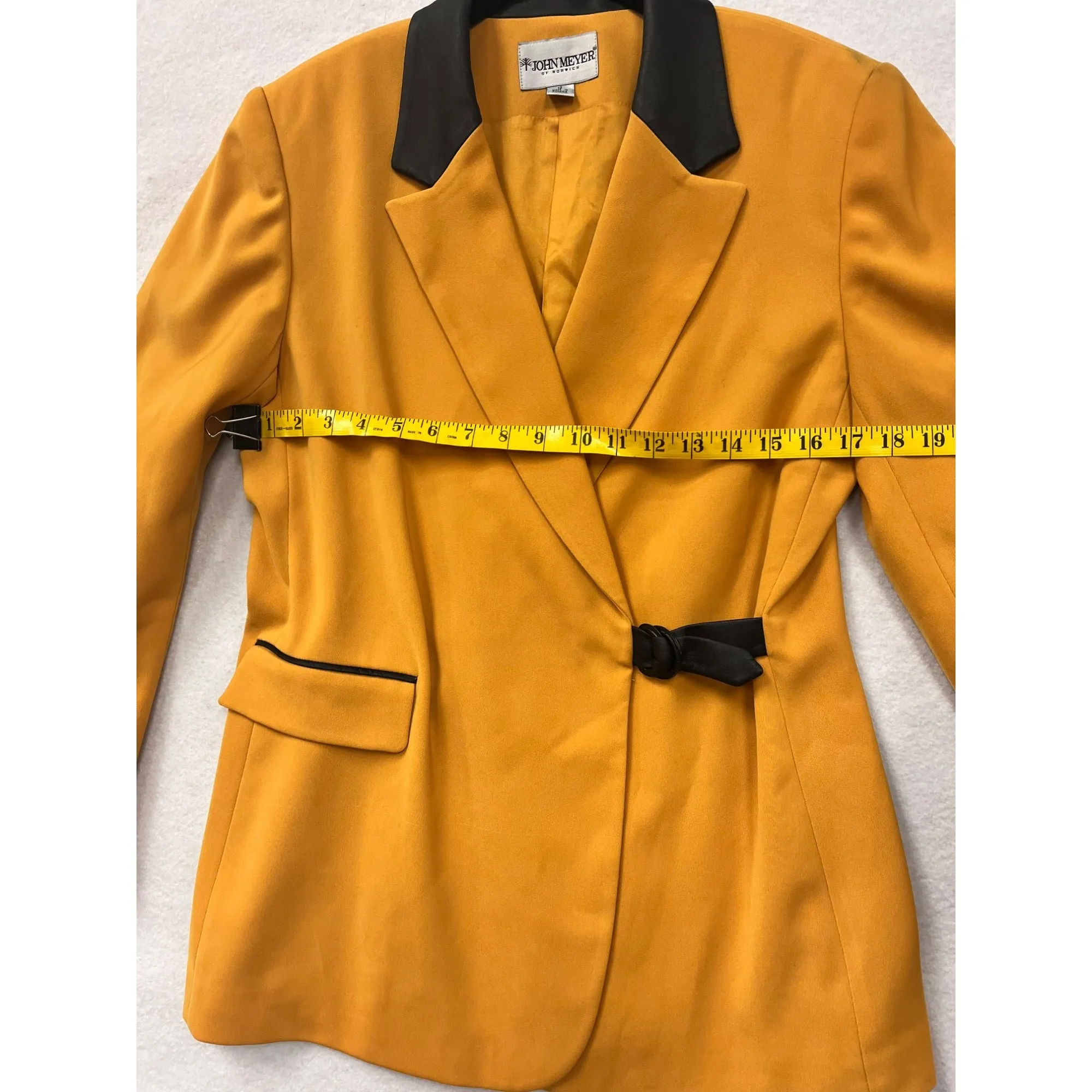 Women’s John Meyer Dark Yellow Blazer #2827