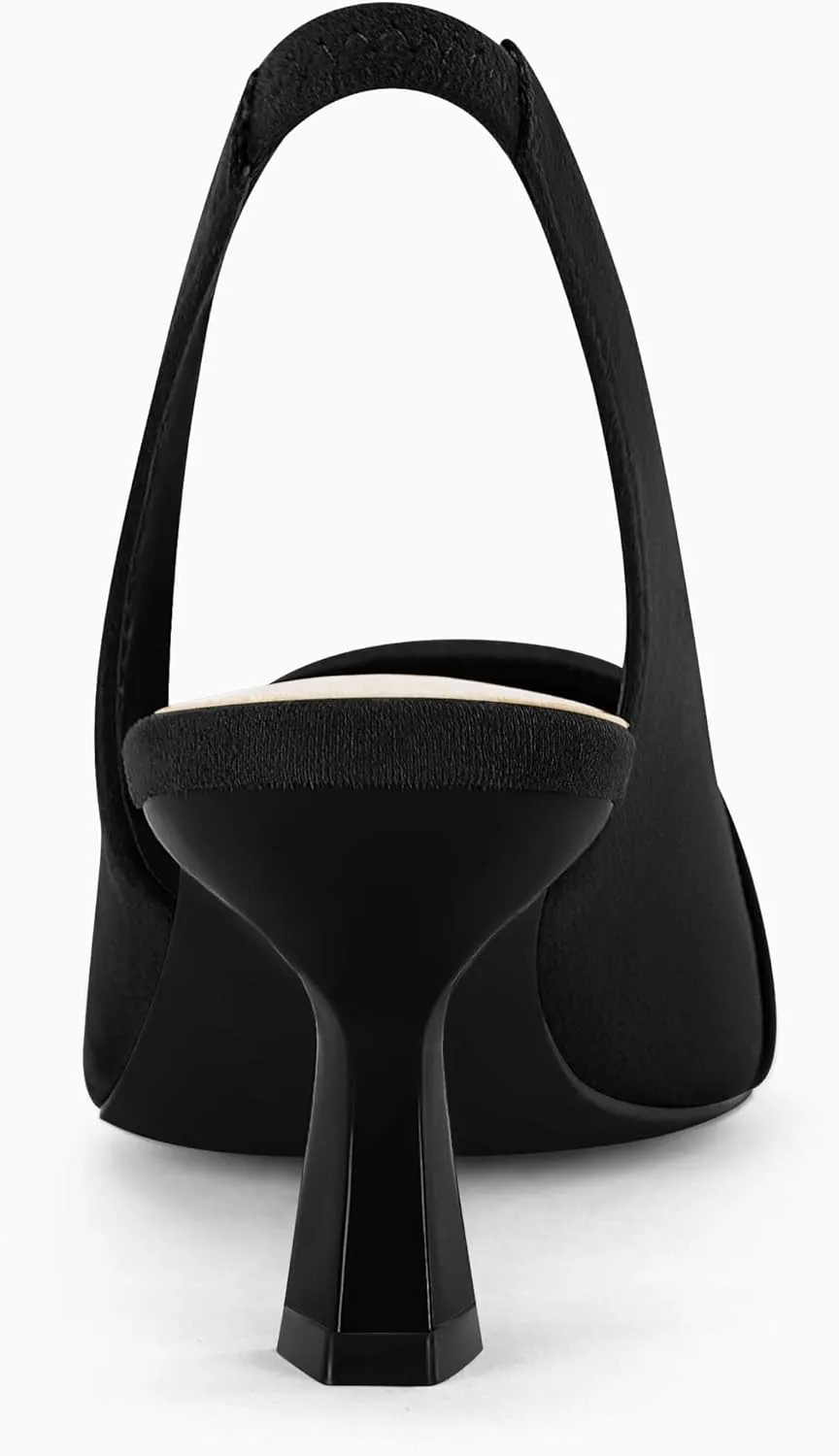 Womens Sling Back Kitten Heels Low Dress Shoes Slingback Pumps Pointed Closed Toe Comfortable Party Office Sandals