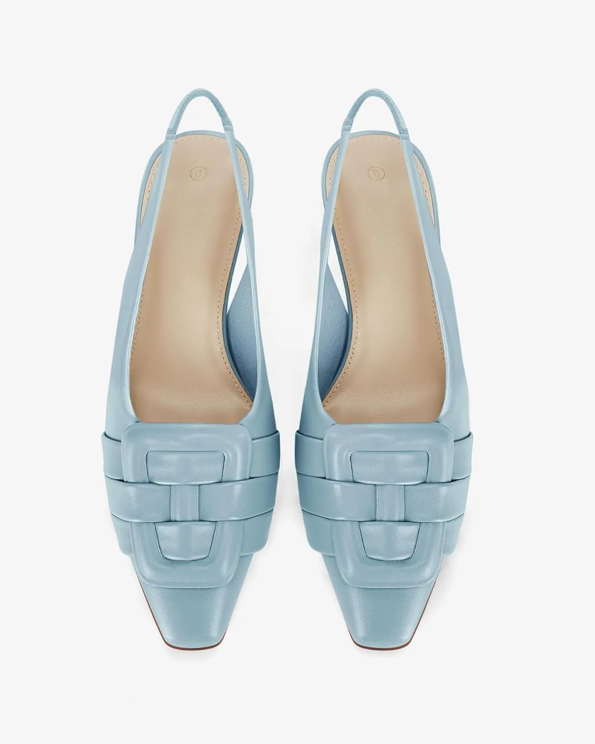 Womens Sling Back Kitten Heels Low Dress Shoes Slingback Pumps Pointed Closed Toe Comfortable Party Office Sandals