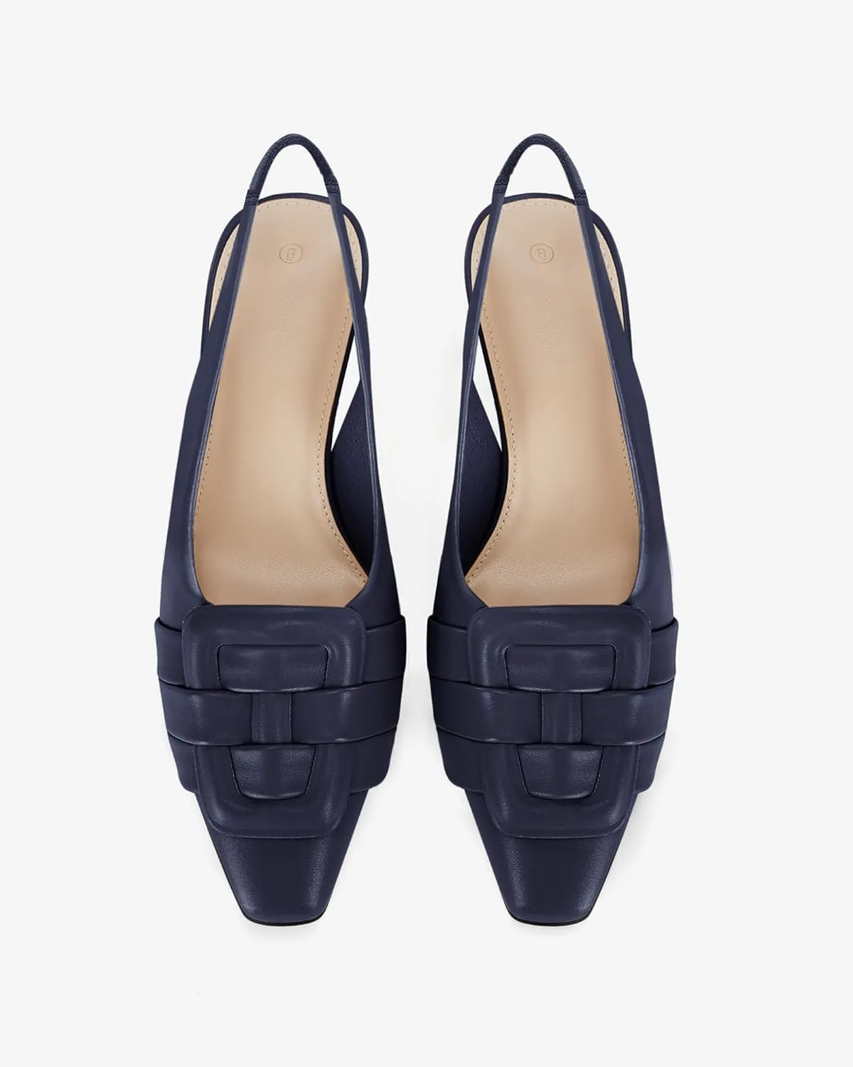 Womens Sling Back Kitten Heels Low Dress Shoes Slingback Pumps Pointed Closed Toe Comfortable Party Office Sandals