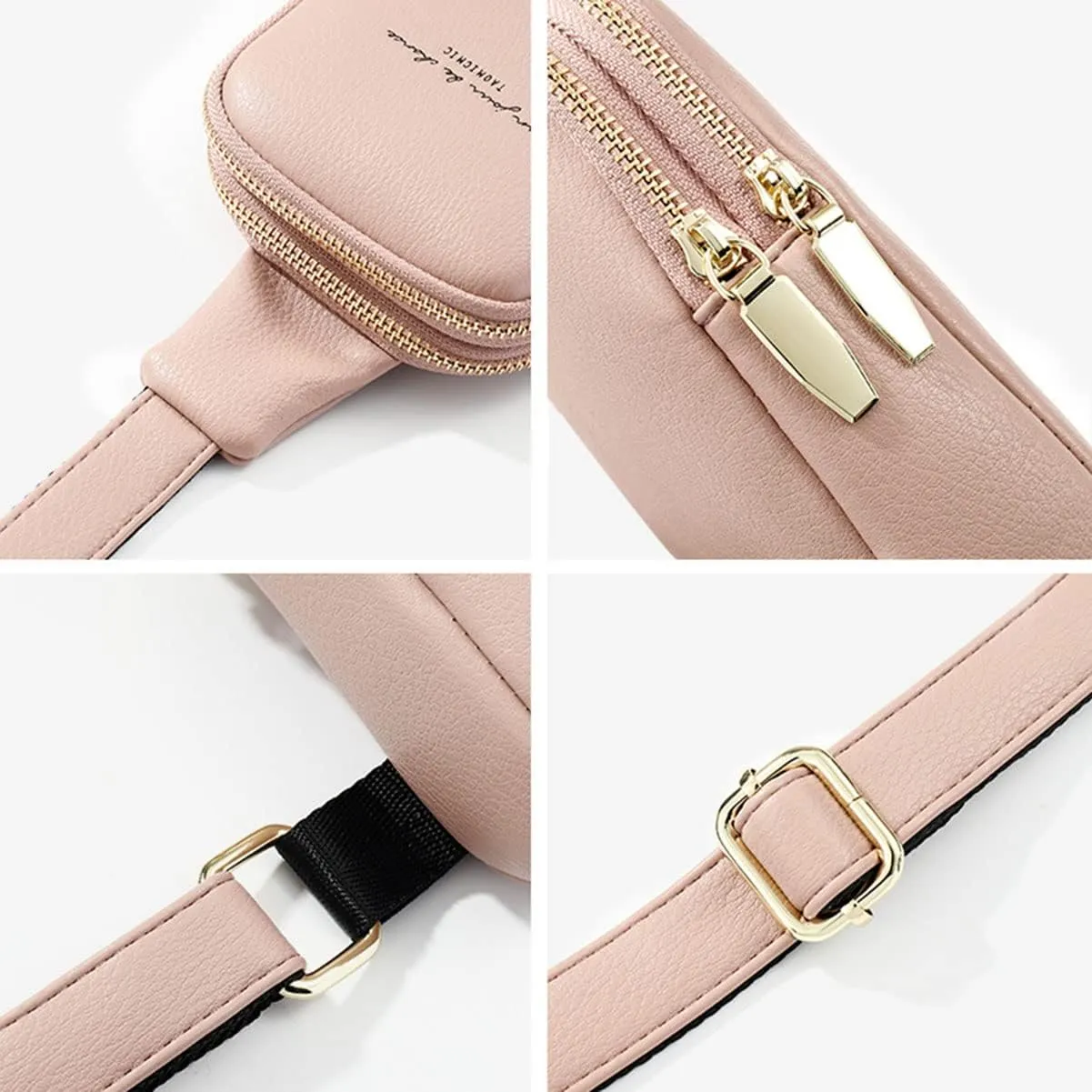 Womens Sling Bag Crossbody Fanny Pack Purse Leather Casual Fashion Travel Daypack Sport Chest Satchel for Women
