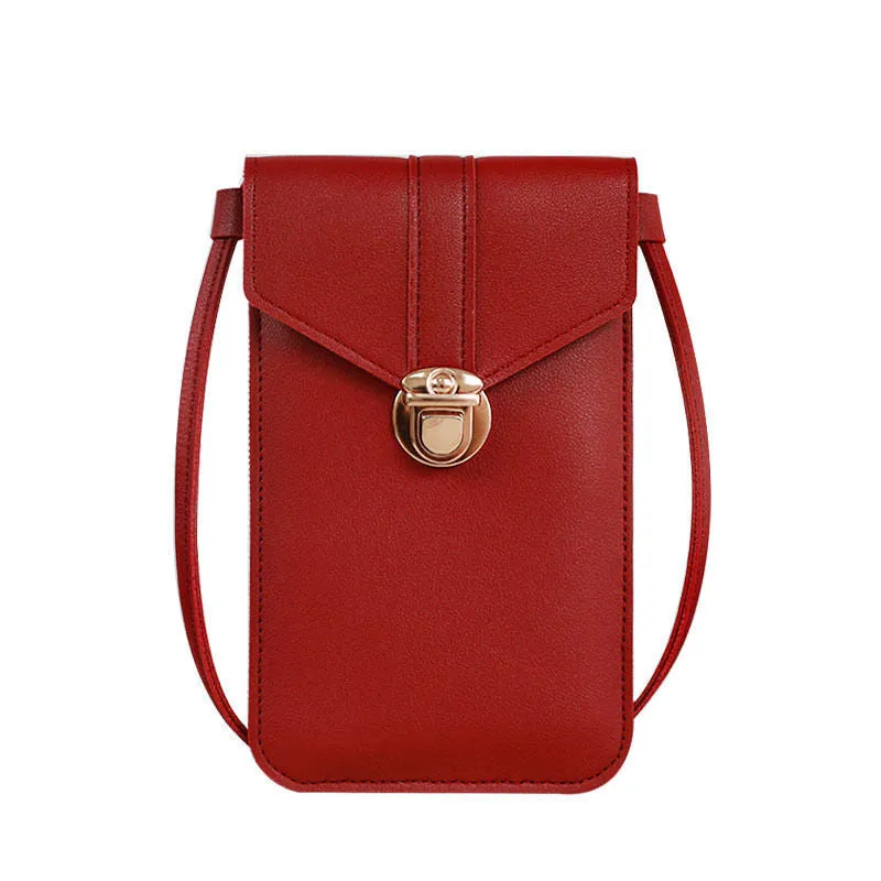 Women's Thin Fashion Mobile Touch Screen Female Phone Bags