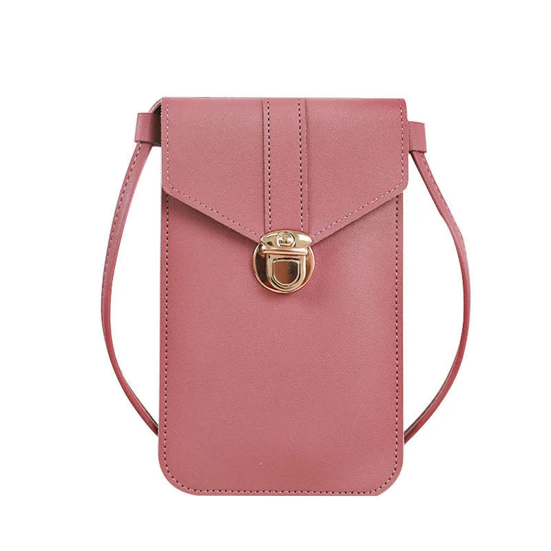 Women's Thin Fashion Mobile Touch Screen Female Phone Bags