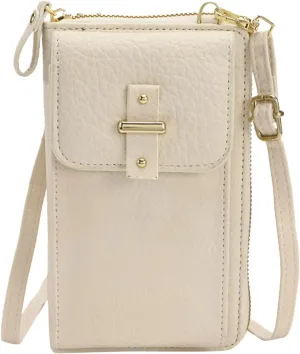 Women's Trendy Purses Vegan Leather Hobo Handbags Trendy Designer Shoulder Bags for Women Small Clear Backpacks(Beige)