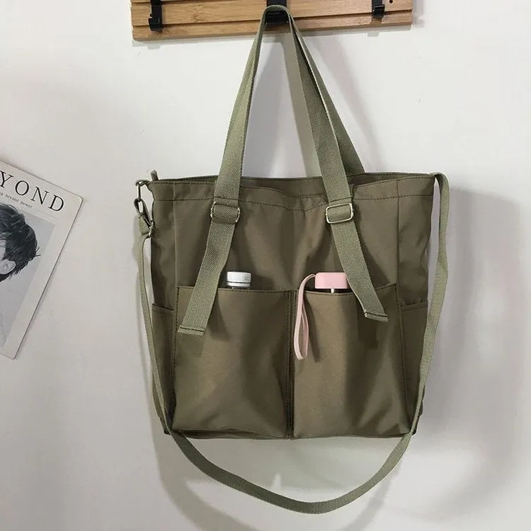 Women's Waterproof Nylon Large Capacity Lightweight Multifunctional Crossbody Bags