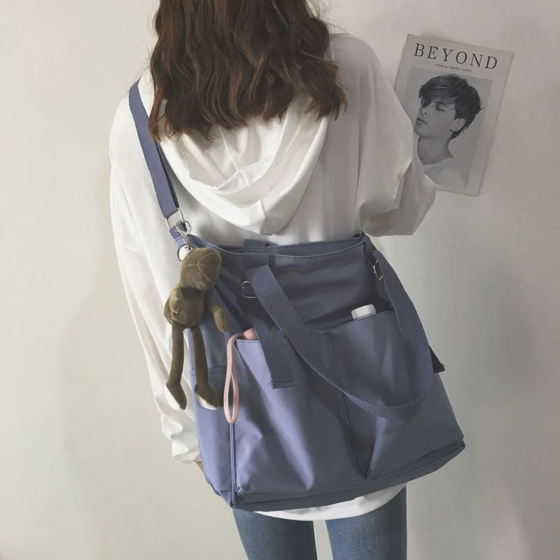 Women's Waterproof Nylon Large Capacity Lightweight Multifunctional Crossbody Bags