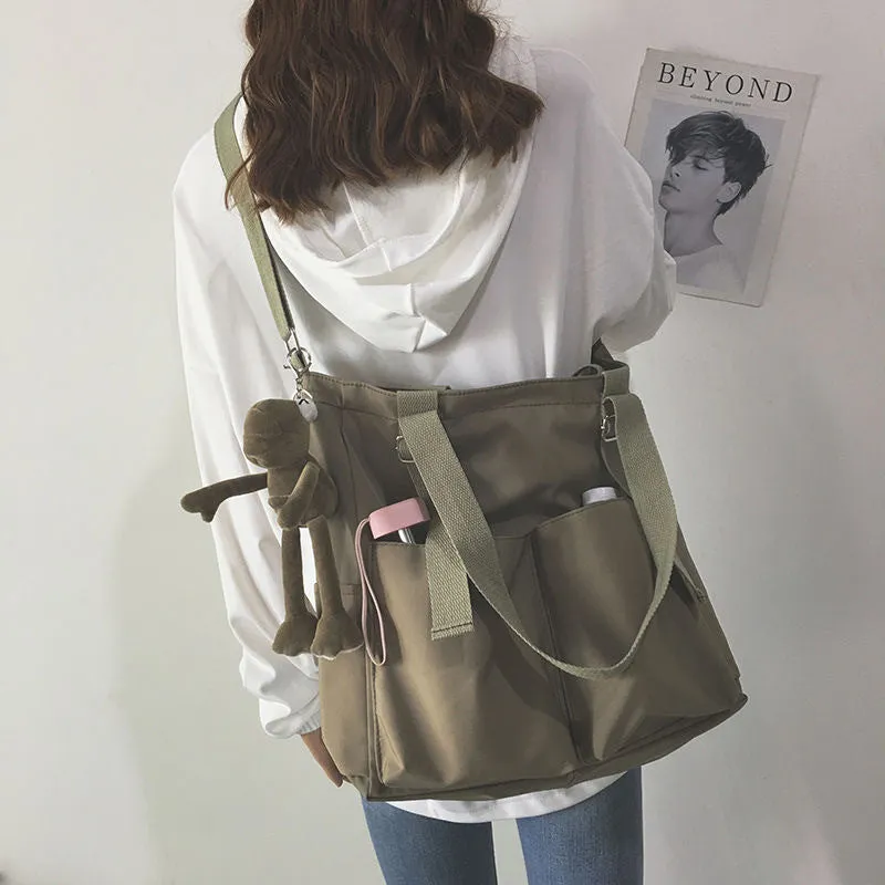 Women's Waterproof Nylon Large Capacity Lightweight Multifunctional Crossbody Bags