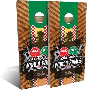 World Finals Cornhole Game Set - Choose Your Size and Accessories - Includes 2 Games, 8 Bags and More