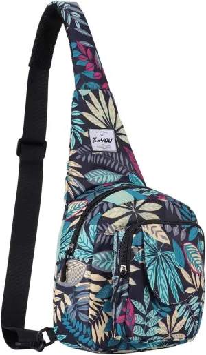 XEYOU Small Sling Bag - Lightweight One Strap Backpack Hiking Crossbody Chest Bag - Unisex Shoulder Daypack