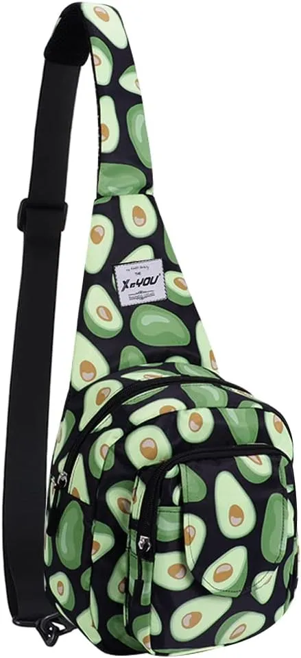 XEYOU Small Sling Bag - Lightweight One Strap Backpack Hiking Crossbody Chest Bag - Unisex Shoulder Daypack