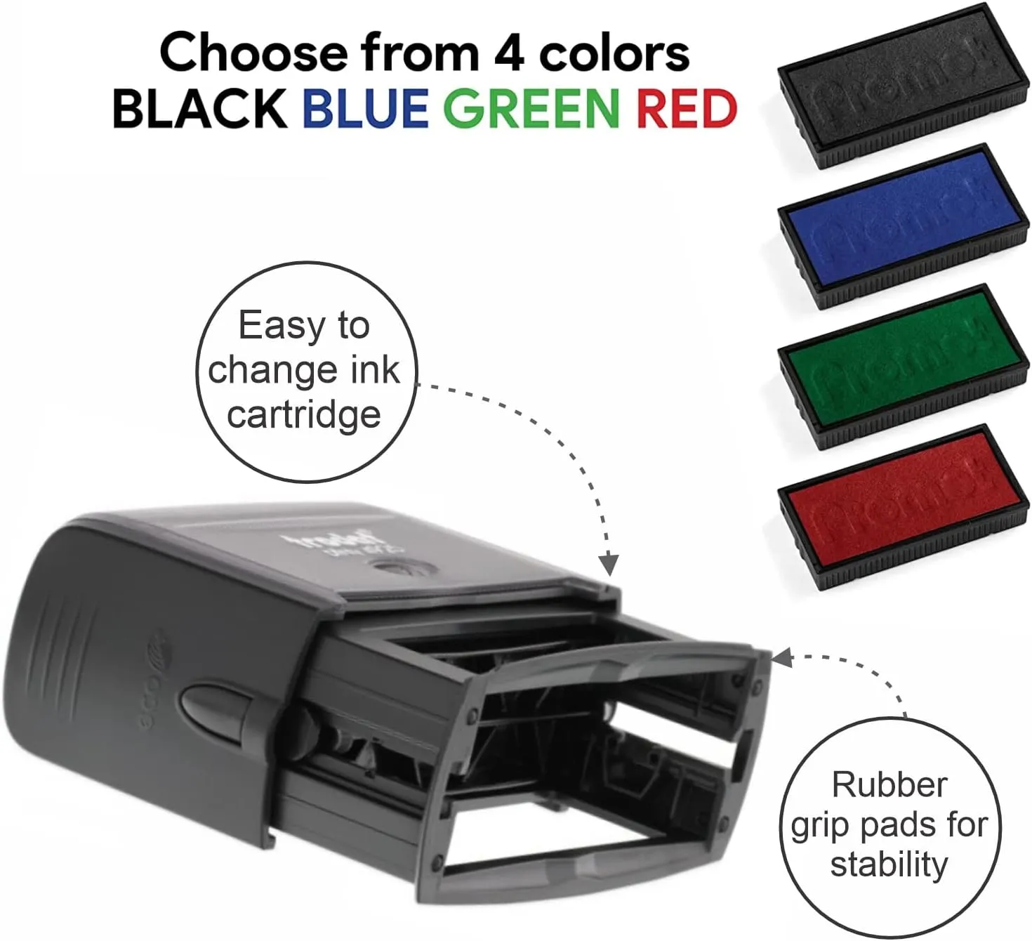 XX-Large Custom Self-Inking Personalized Return Address Stamp - Customizable Up to 8 Lines of Text -Small Business Essentials, Shipping, Work, Office Supplies, Refillable Customized Ink Rubber Stamper