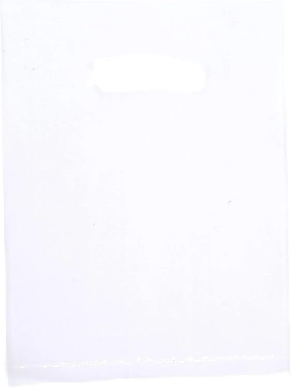 ysmile Extra Large Plastic Shopping Bag with Handle for Store Retail Boutique Merchandise Bag Die Cut Poly Bag Goodie 50 ct 15.8"x19.6" 2.5 Mil - Clear