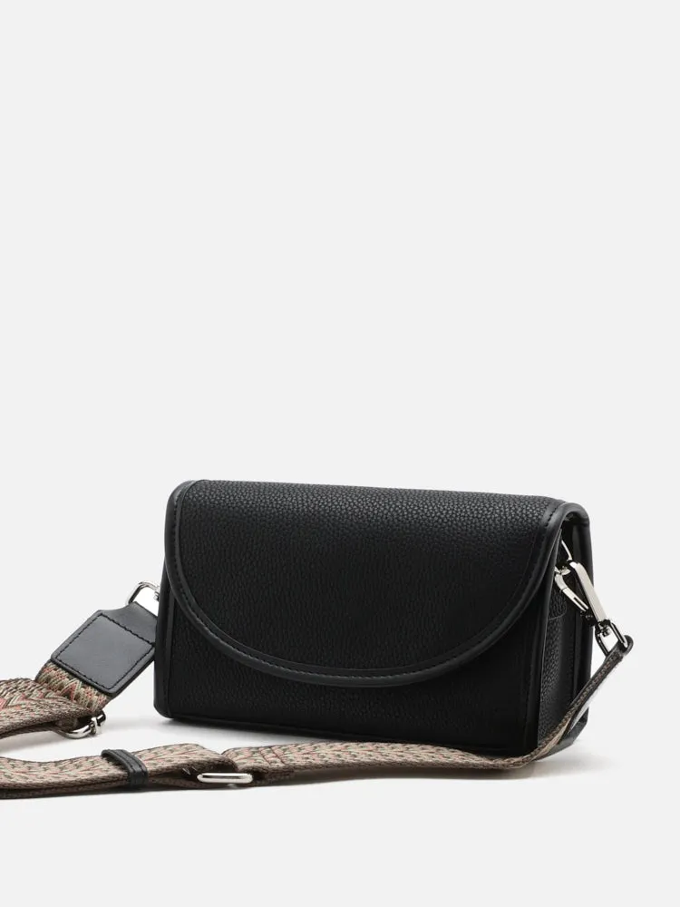 Zilla Leather Flap Bag