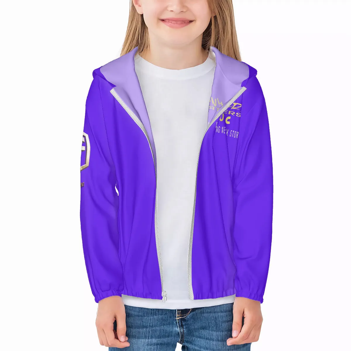 Zipper HC_F2 Protective Hsm Great savings Sun Hoodie Tailored Kids Lightweight