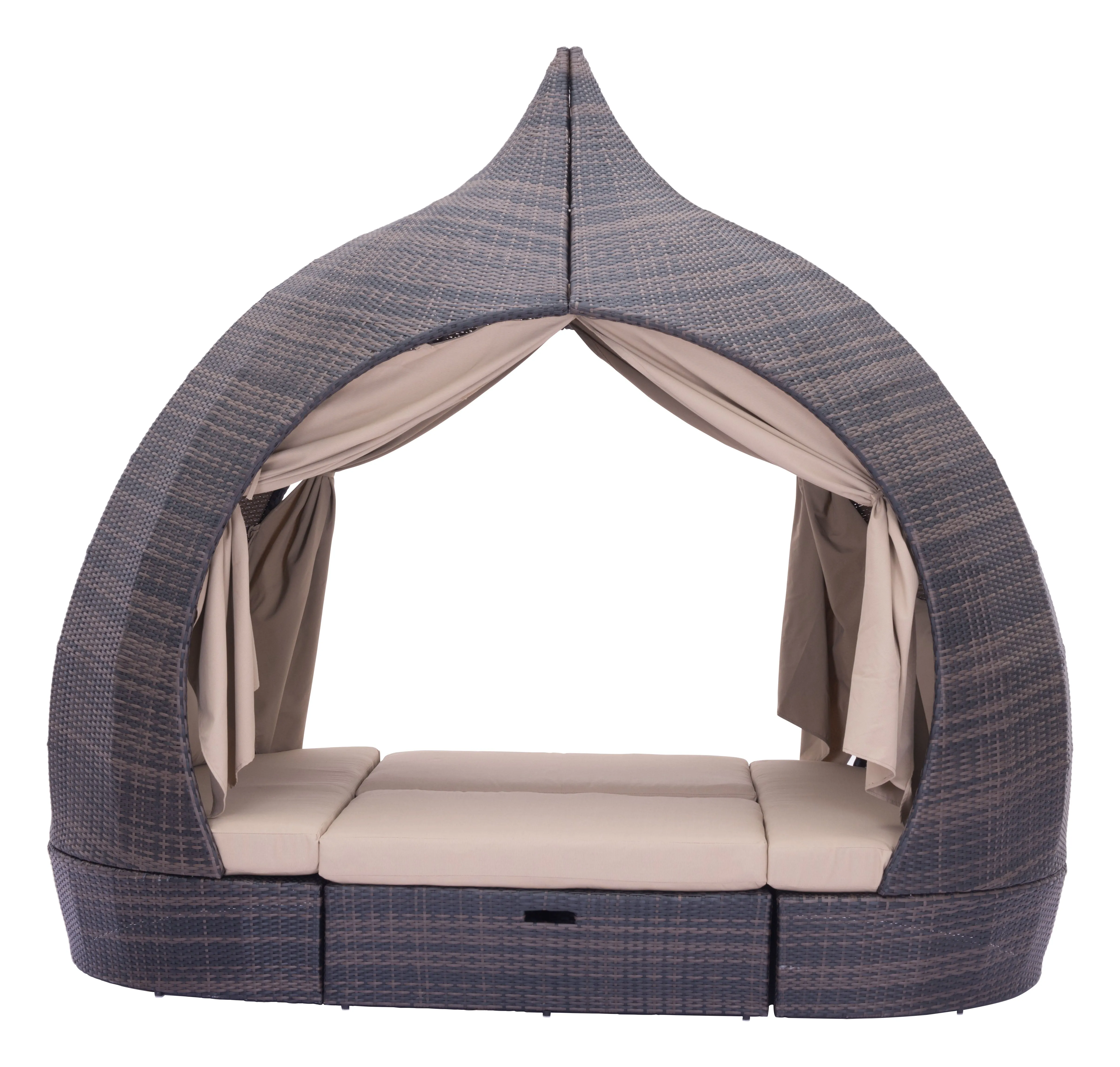 Zuo Majorca Daybed Brown & Beige
