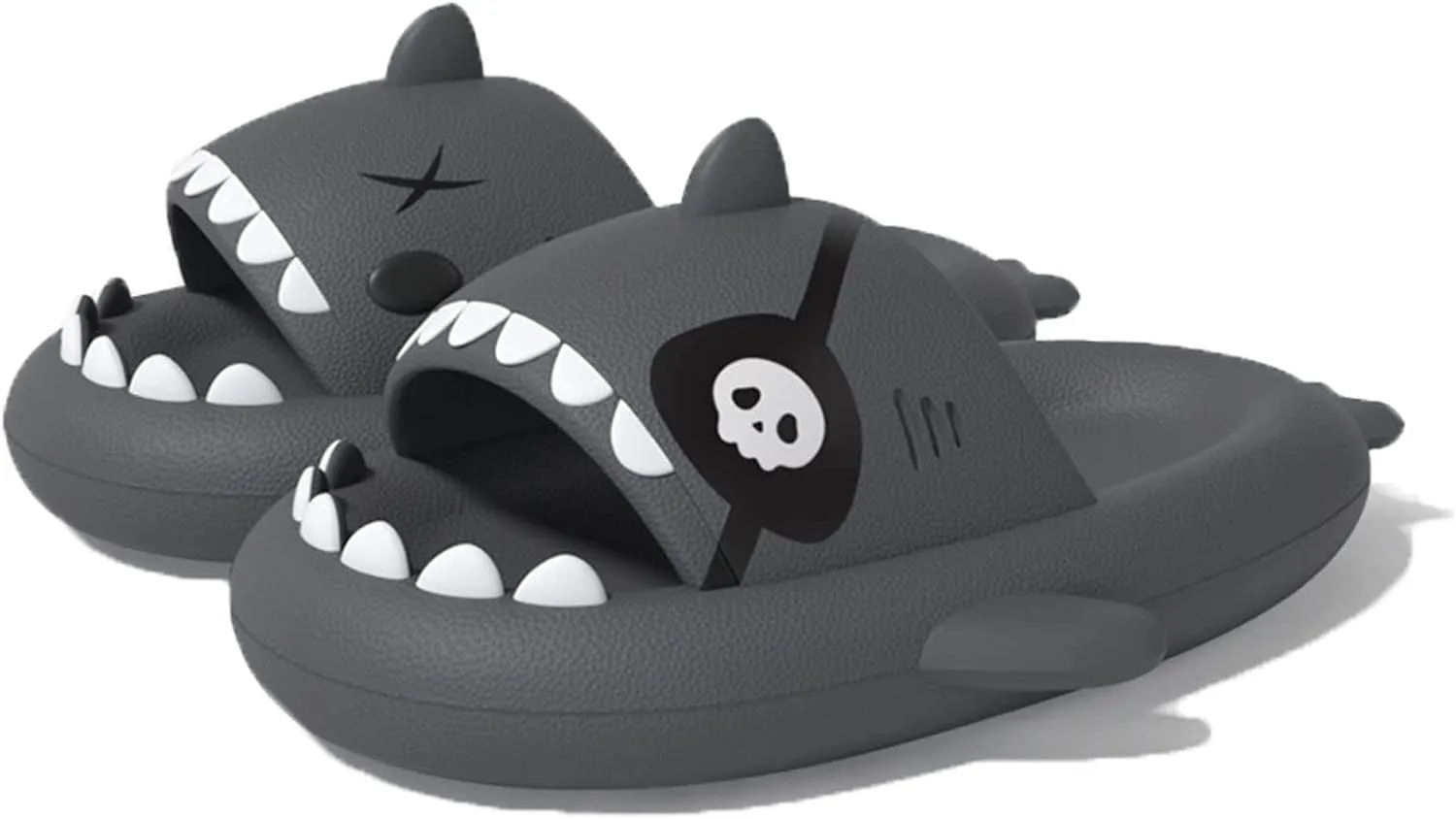 Zureto New Pirate Shark Slippers, 2023 Fashion Pirate Shark Slippers, Unisex Lndoor And Outdoor